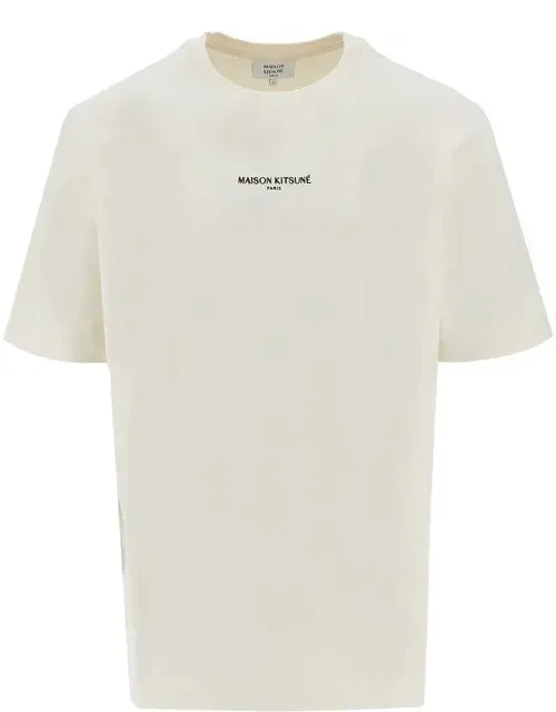 'maison Kitsuné Paris' Embroidery T-shirt