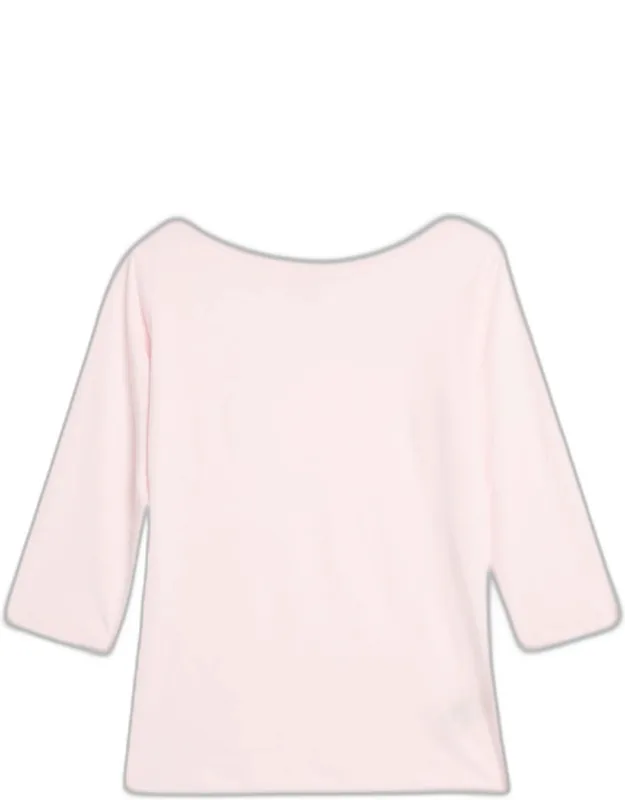 Bateau-neck Pullover Top