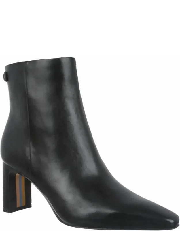 Leather Ankle Booties