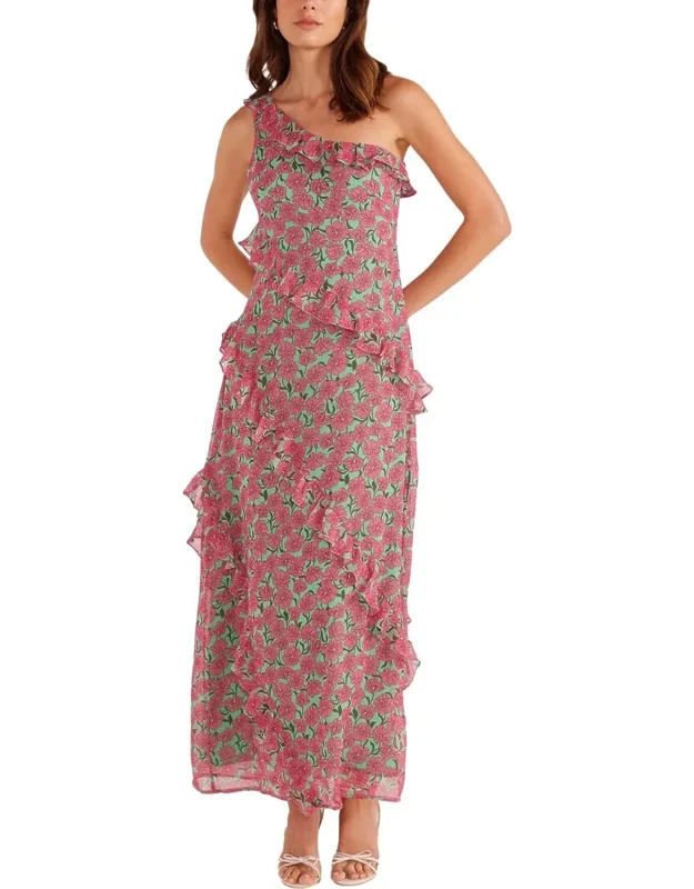 Grace One Shoulder Maxi Dress