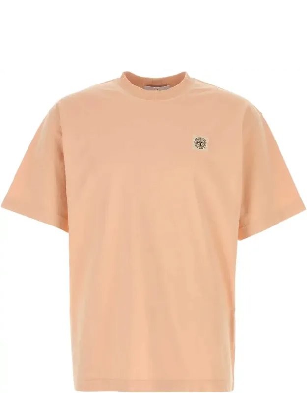 Peach Cotton T-shirt