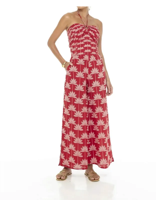 Planta Pleated Jumpsuit