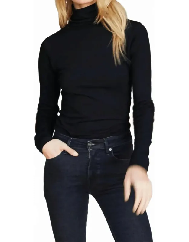 Long Sleeve Turtleneck Top