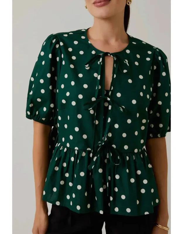 Polka Dot Blouse