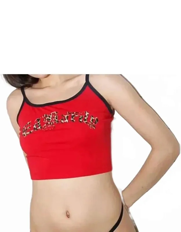 Leopard Sleeper Cami Top