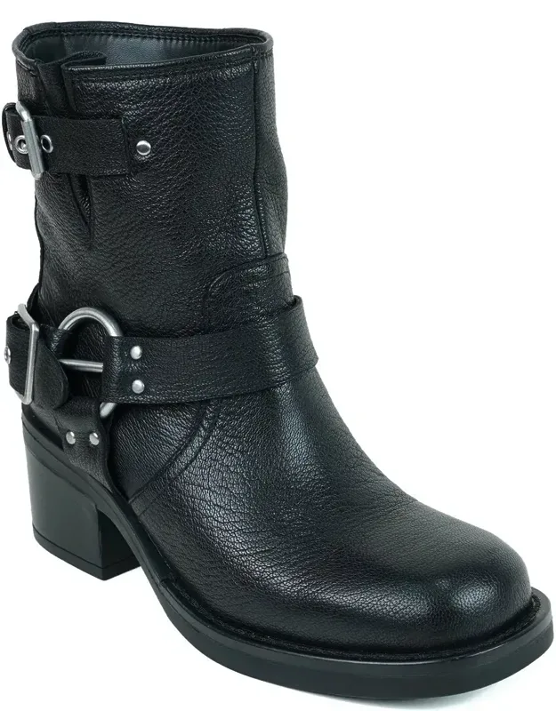 Stride Leather Booties