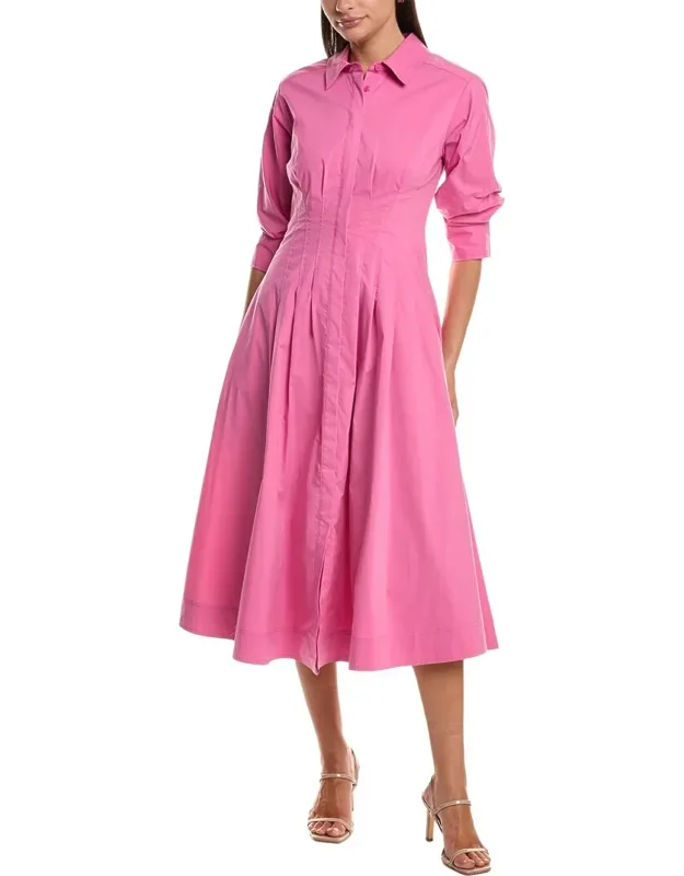 Jazz Pintuck Midi Dress