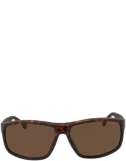 Polarized Bronze Rectangular Sunglasses