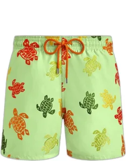 Swim Shorts Embroidered Tortue Multicolore - Limited Edition - Swimwear