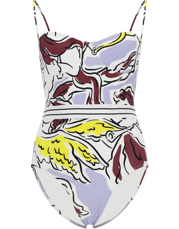 One-piece Swimsuit With Print