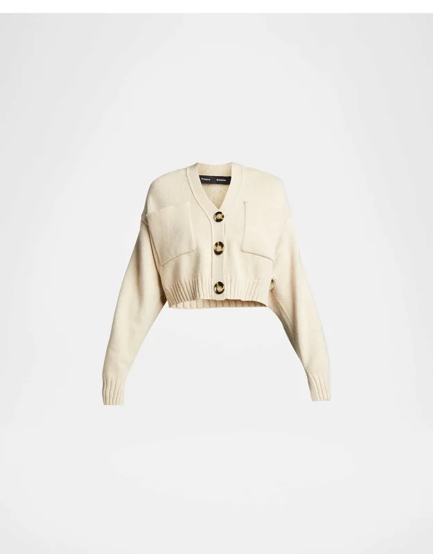 Cropped Cashmere Cardigan