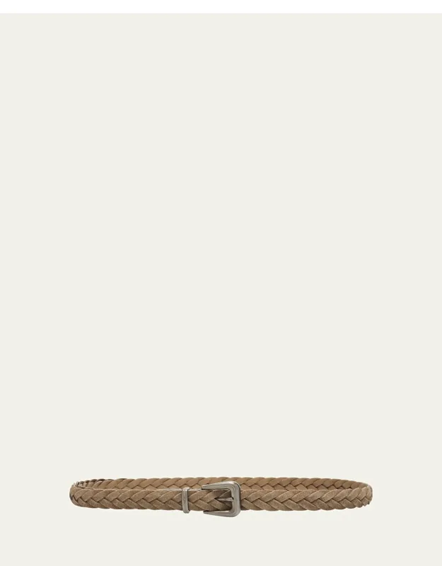 Braided Leather Belt