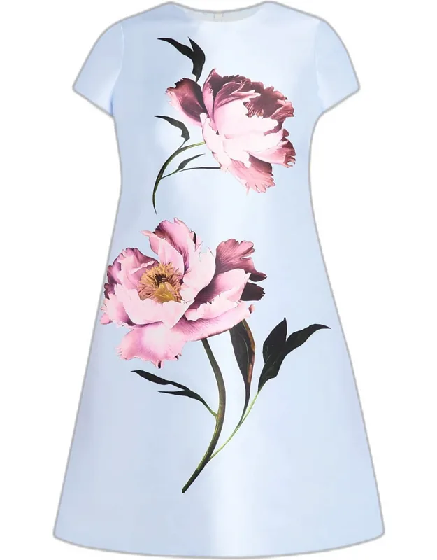 Floral-print Dress