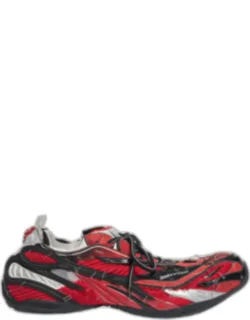 Soleless Distressed Low-top Sneakers