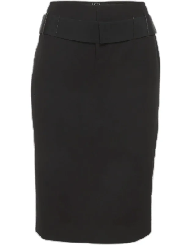 Belted Pencil Skirt