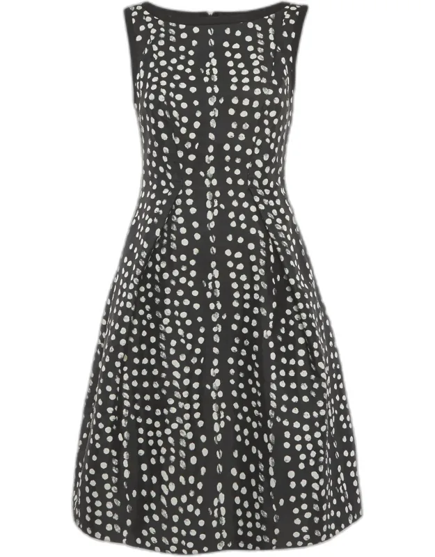 Dotted Flared Mini Dress
