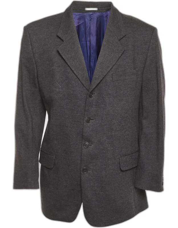 Wool Single Breasted Blazer