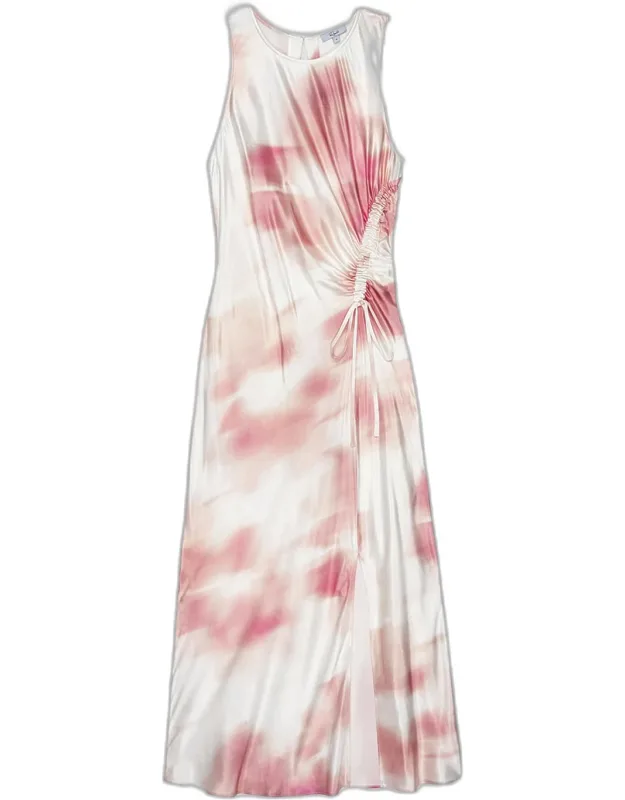 Satin Midi Dress