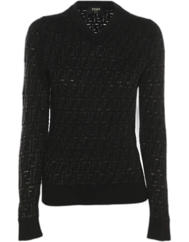 Wool Blend V Neck Sweater