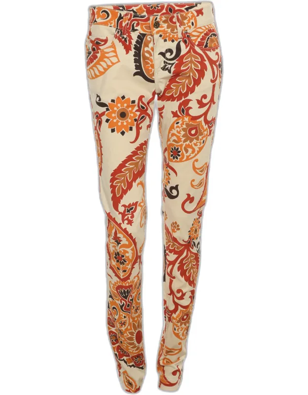Multicolor Printed Stretch Cotton Leggings