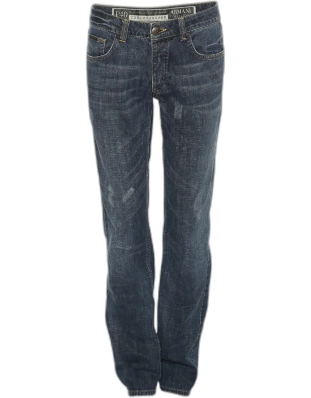 Distressed Denim Jeans