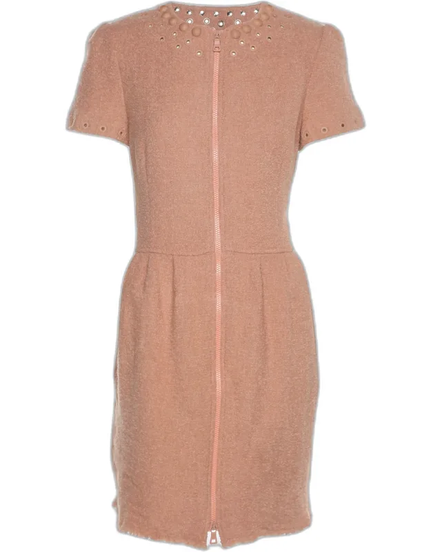 Wool Blend Mini Dress