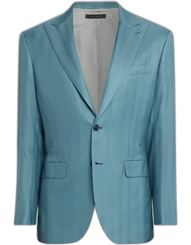 Plume Cashmere Single-breasted Blazer
