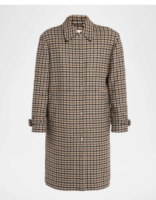 Plaid Car Coat