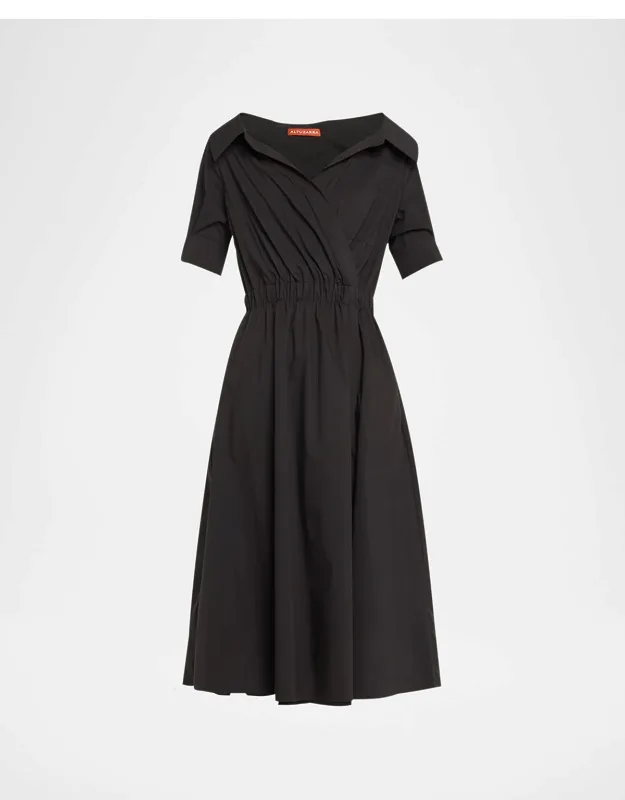 Midi Wrap Shirtdress