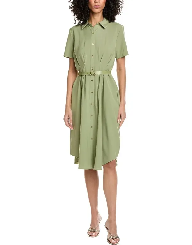 Short Sleeve Midi Dress