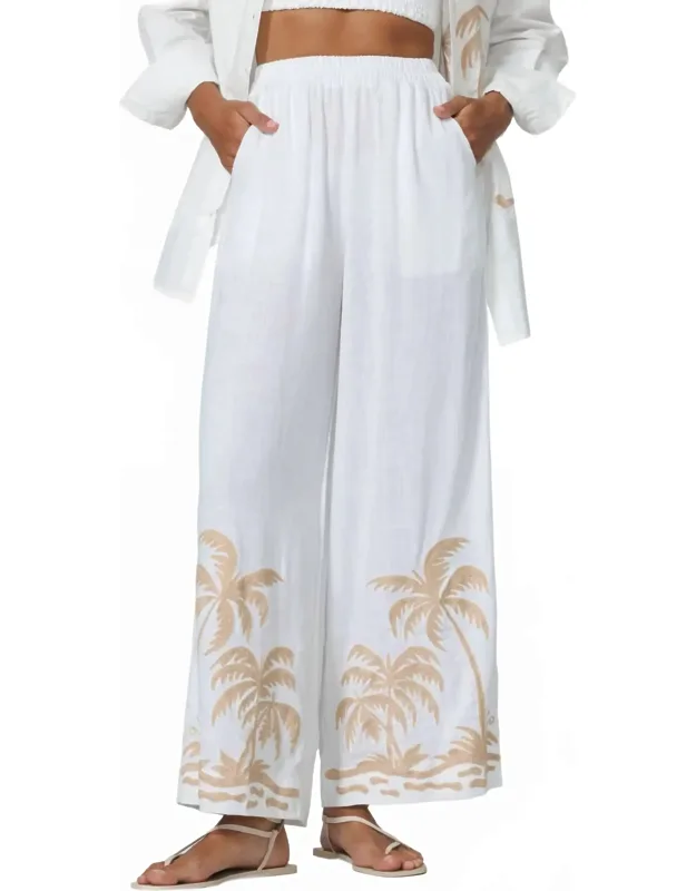 Embroidered Pants