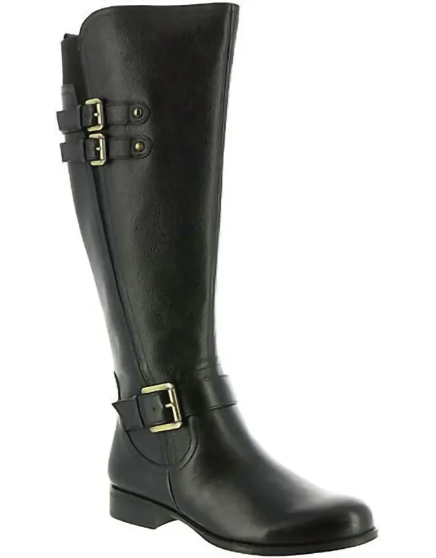 Jessie Wide Calf Riding Boots