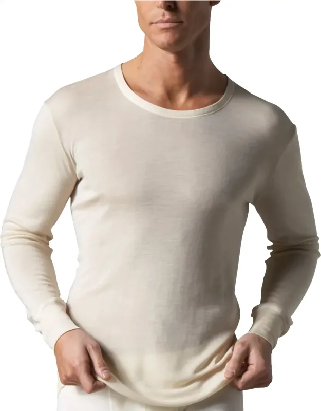 Silk Long-sleeve Shirt