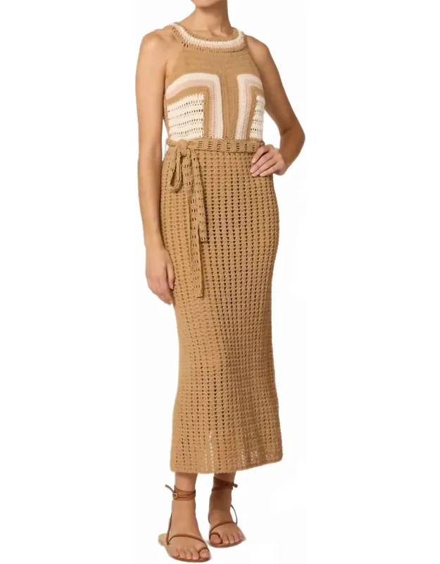 Crochet Midi Dress