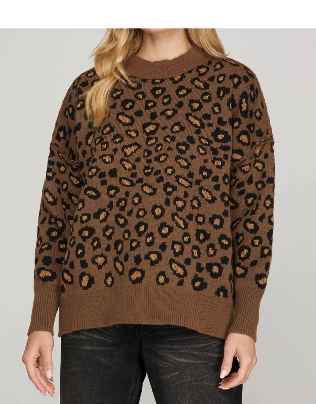 Leopard Pattern Sweater