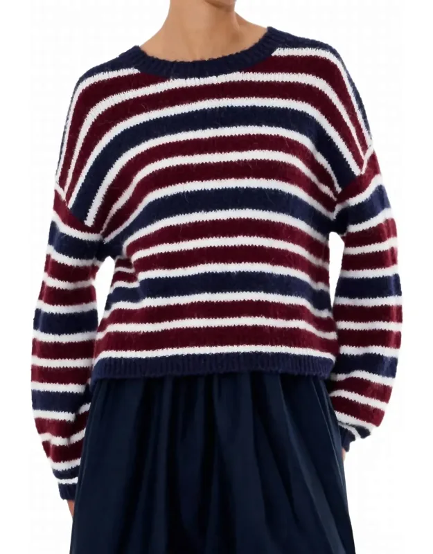Chunky Alpaca Crew Neck Pullover