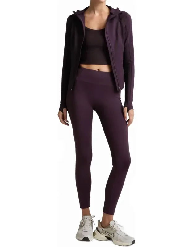 Pacer Fleece Zip Pocket Leggings