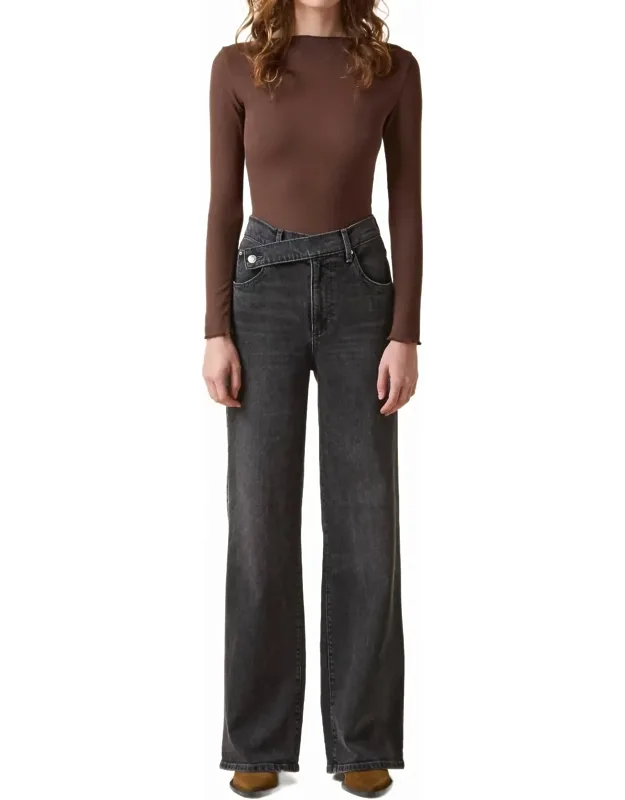 Cinch Waist Shadow Jeans