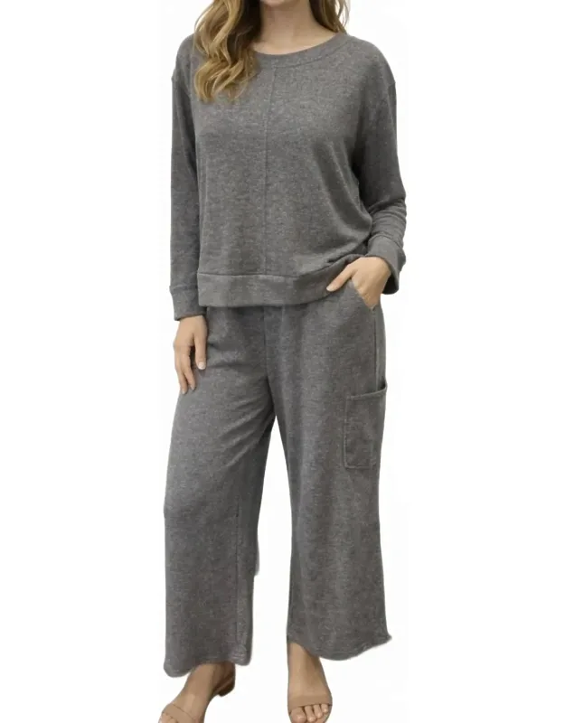 Two-piece Top And Pull-on Pants