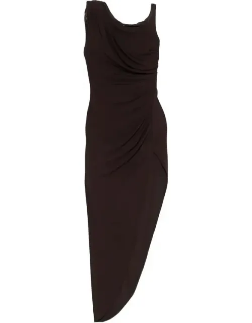 Dress Draped Design, One Shoulder