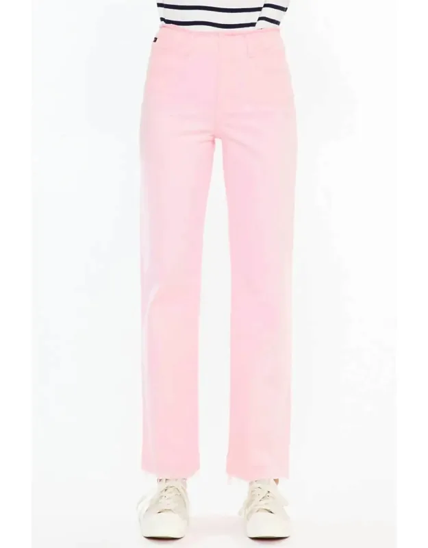 High Rise True Straight Comfort Jeans