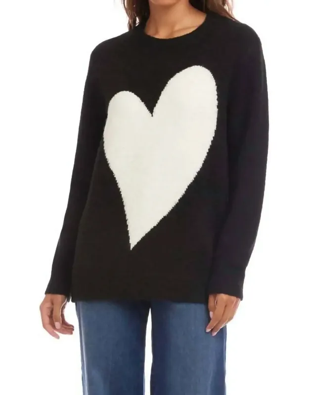 Hartley Heart Jacquard Sweater
