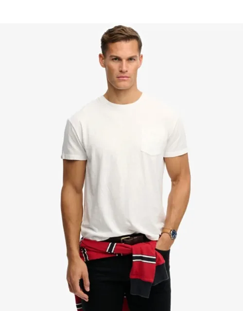 Classic Cotton Linen Pocket T-shirt