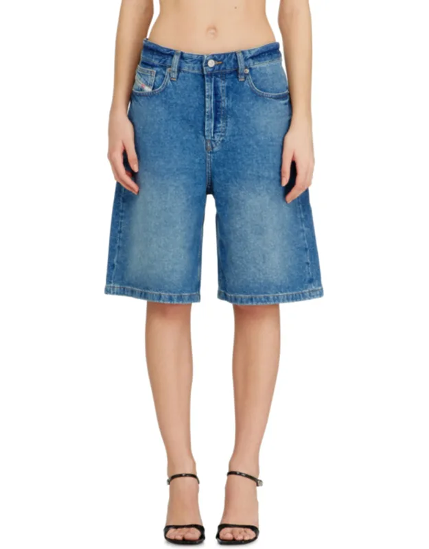 Shorts In Clean-washed Denim