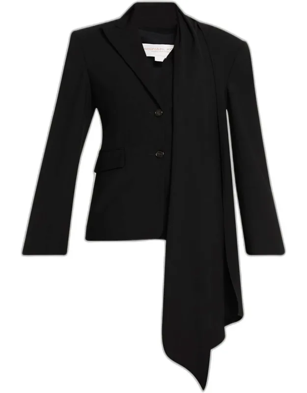 Draped Blazer