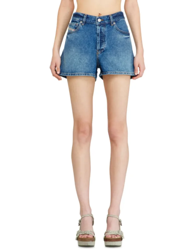 Denim Shorts In Worn-in Denim