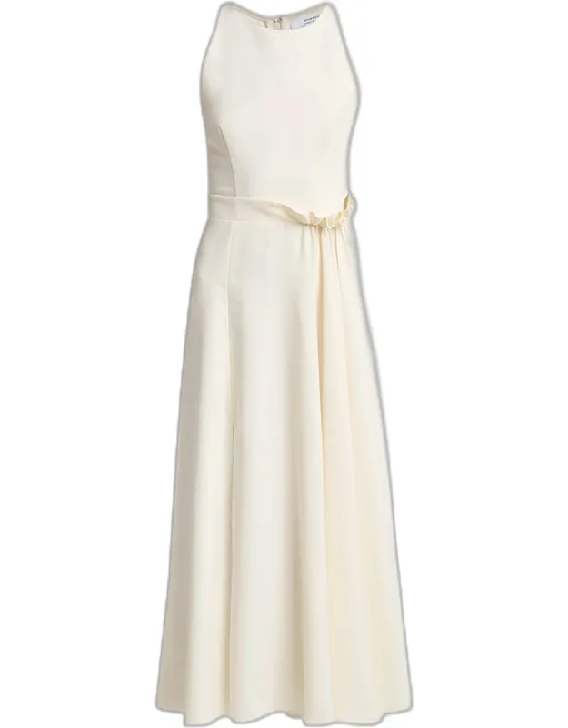 Ruched Waist Fluid Dress