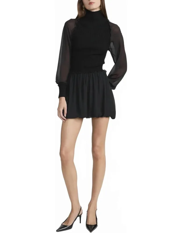 Sheer Sleeve Dress