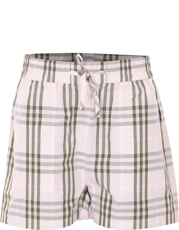 Evelyn Check Shorts