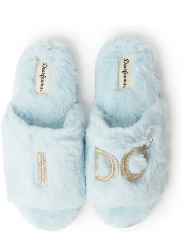 Lane Bridal Slide Slippers